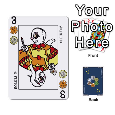 Decktet Español By Pixatintes Front - Spade9