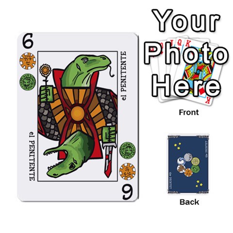 Decktet Español By Pixatintes Front - Spade10