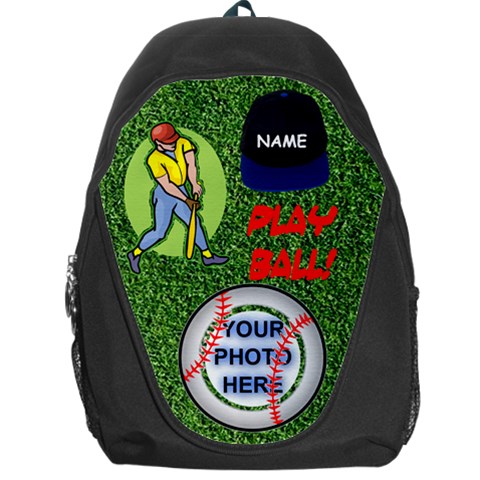 Baseball Backpack By Joy Johns Front