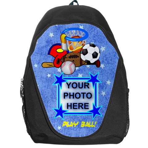 Play Ball Backpack #2 By Joy Johns Front