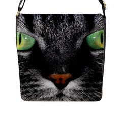 cat - Flap Closure Messenger Bag (L)