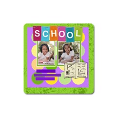 back to school - Magnet (Square)