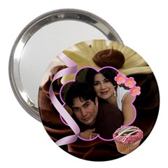 chocolate frosting mirror - 3  Handbag Mirror