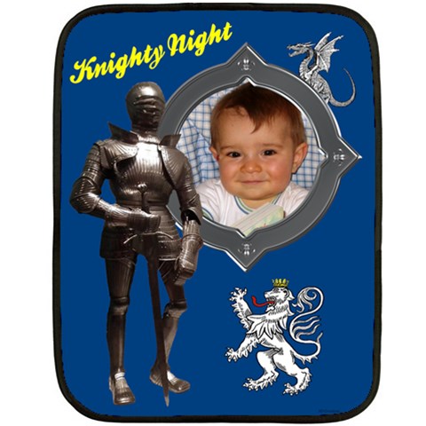 Knighty Night Blanket By Rd 35 x27  Blanket
