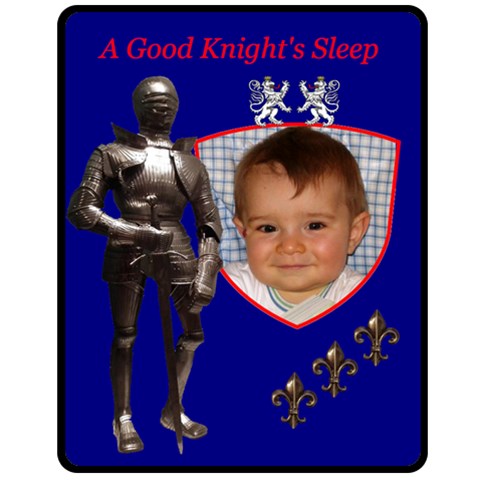 A Good Knight By Rd 60 x50  Blanket Front