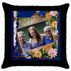 My 2013 Throw Cushion (5 styles) - Throw Pillow Case (Black)