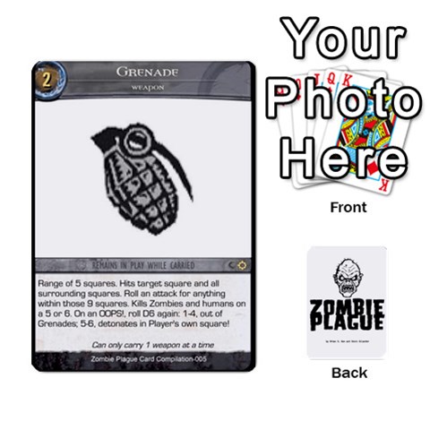King Zombie Plague Card Compilation By Michael Front - SpadeK