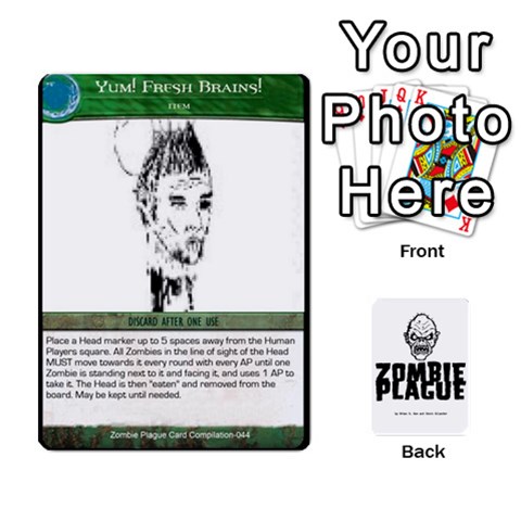 King Zombie Plague Card Compilation By Michael Front - HeartK
