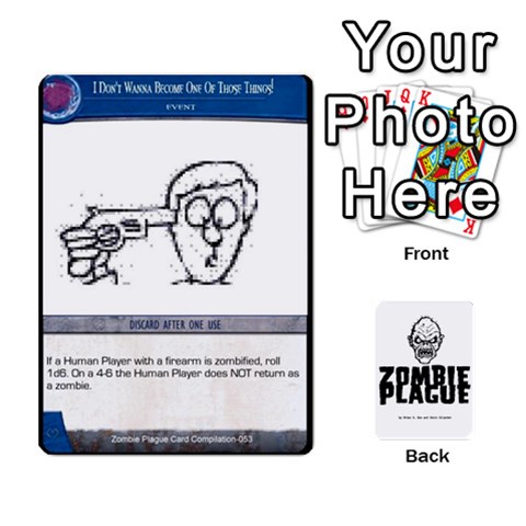 Zombie Plague New Cards By Michael Front - Heart7