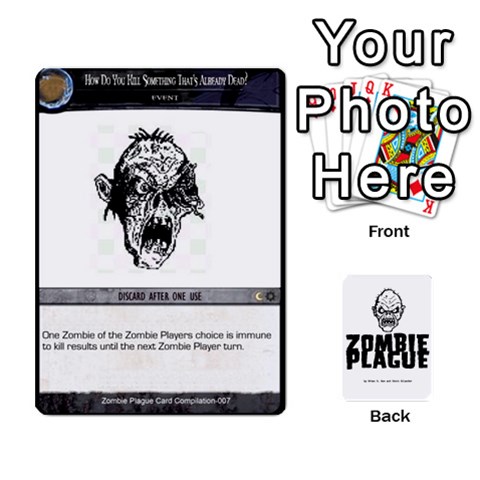 Zombie Plague New Cards By Michael Front - Heart8