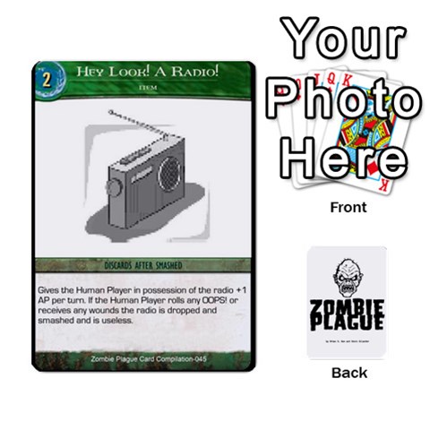 Zombie Plague New Cards By Michael Front - Heart9