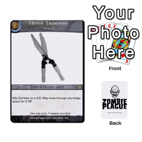 Zombie Plague New Cards By Michael Front - Heart10