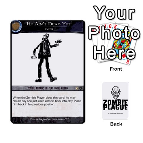 King Zombie Plague New Cards By Michael Front - HeartK