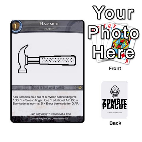 Zombie Plague New Cards By Michael Front - Diamond2