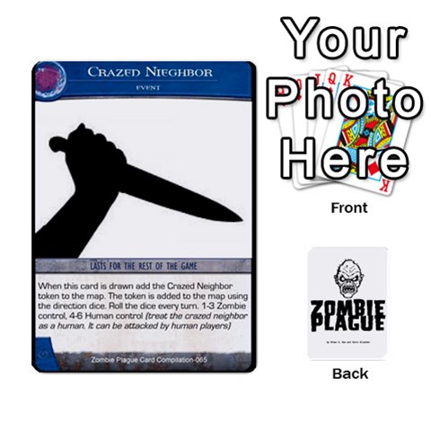 Zombie Plague New Cards By Michael Front - Diamond7