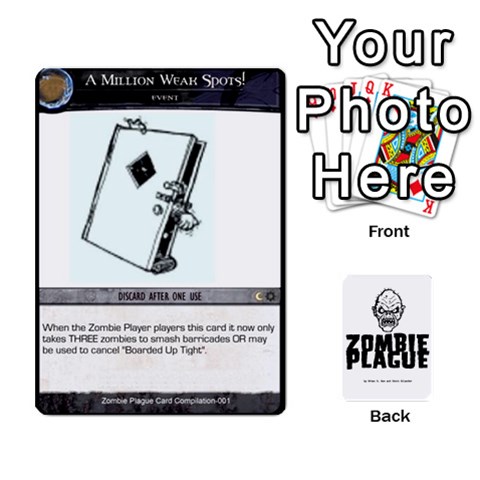 Jack Zombie Plague New Cards By Michael Front - DiamondJ