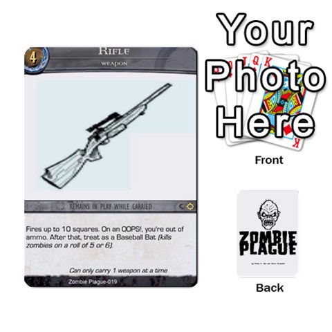 King Zombie Plague New Cards By Michael Front - DiamondK