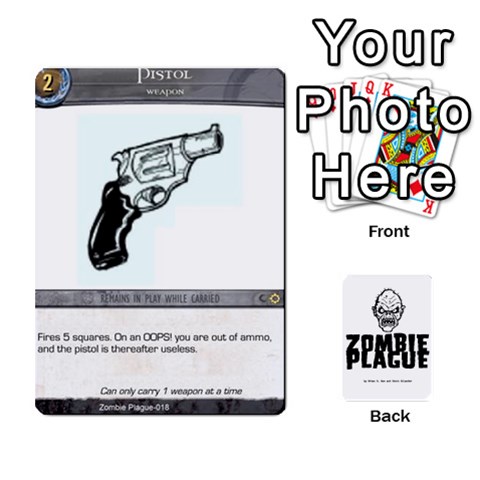 Ace Zombie Plague New Cards By Michael Front - DiamondA