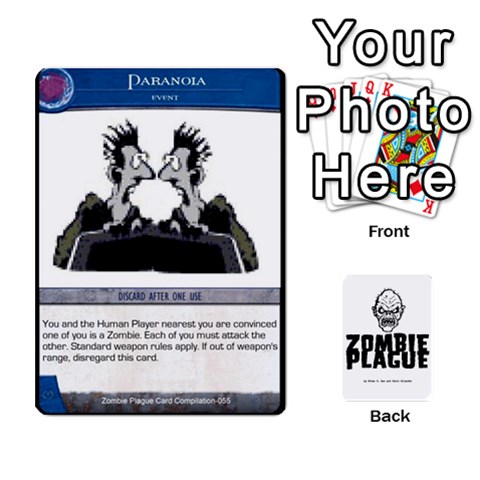 Zombie Plague New Cards By Michael Front - Spade7