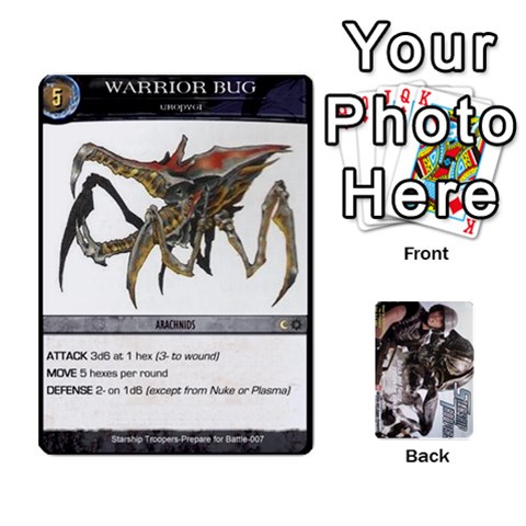 Starship Troopers Prepare For Battle Deck By Michael Front - Spade3