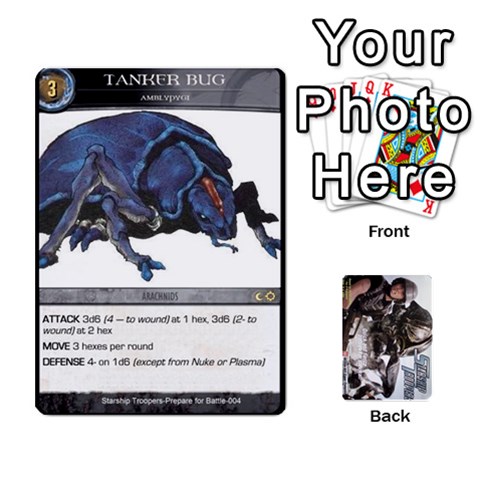 Starship Troopers Prepare For Battle Deck By Michael Front - Heart5