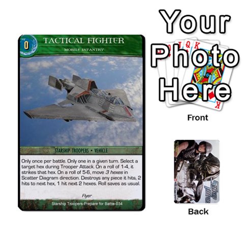 Starship Troopers Prepare For Battle Deck By Michael Front - Heart7
