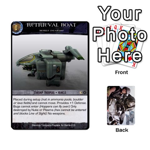 Queen Starship Troopers Prepare For Battle Deck By Michael Front - HeartQ