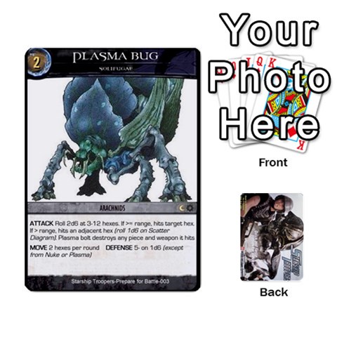 Starship Troopers Prepare For Battle Deck By Michael Front - Diamond2