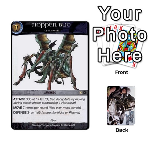 Starship Troopers Prepare For Battle Deck By Michael Front - Diamond5