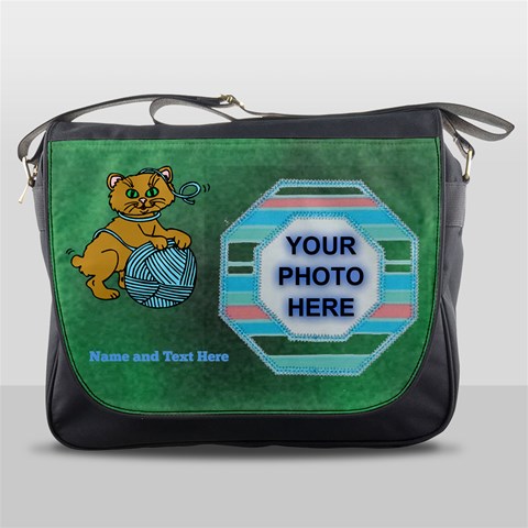Cat Lover s Messenger Bag By Joy Johns Front