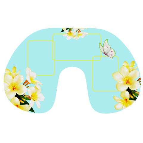 Tropical Travel Neck Pillow By Deborah Back