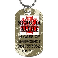 medicalalert - Dog Tag (Two Sides)