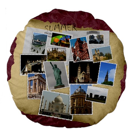Summer 18  Premium Round Cushion By Deborah Back