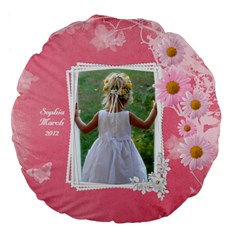 Little Princess 18  Premium Round Cushion - Large 18  Premium Round Cushion 