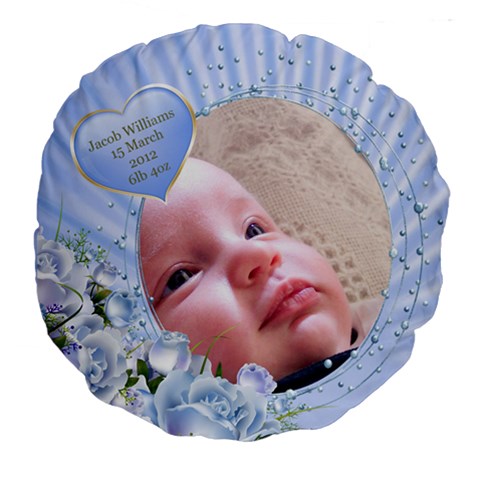 My Boy 18  Premium Round Cushion By Deborah Back