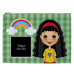 Black Hair bag (7 styles) - Cosmetic Bag (XXL)