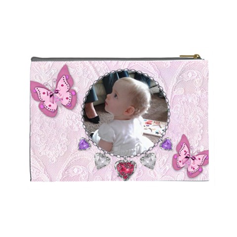 Butterfly Cosmetic Bag By Claire Mcallen Back