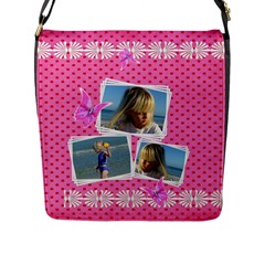 My Princess Flap Closure Messener Bag (large) - Flap Closure Messenger Bag (L)