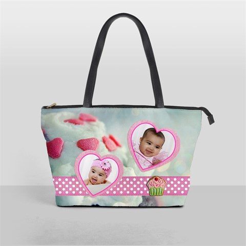 Cupcake Hearts Handbag By Ivelyn Front