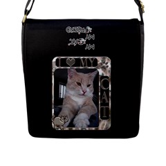 My Cat Flap Closure Large Messenger Bag - Flap Closure Messenger Bag (L)