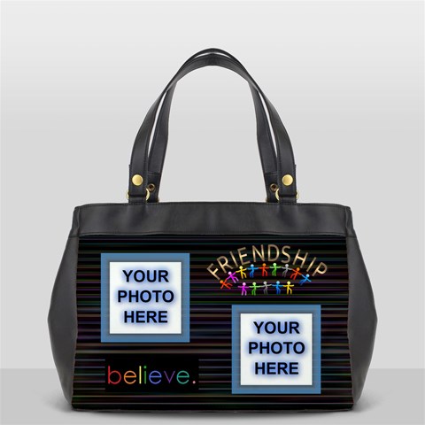 Friendship Office Bag, 2 Sides By Joy Johns Front