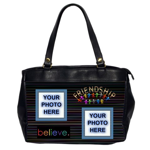 Friendship Office Bag, 2 Sides By Joy Johns Front