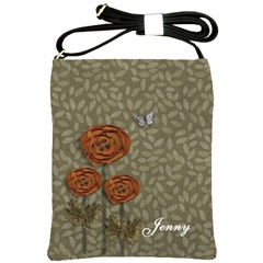 Shoulder Sling Bag - Flowers