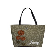 Classic Shoulder Handbag - Flowers