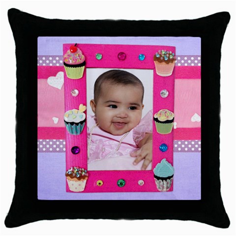 Cupcake Time Pillow By Ivelyn Front