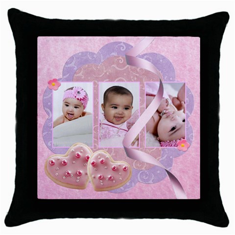Cookie Hearts Pillow By Ivelyn Front