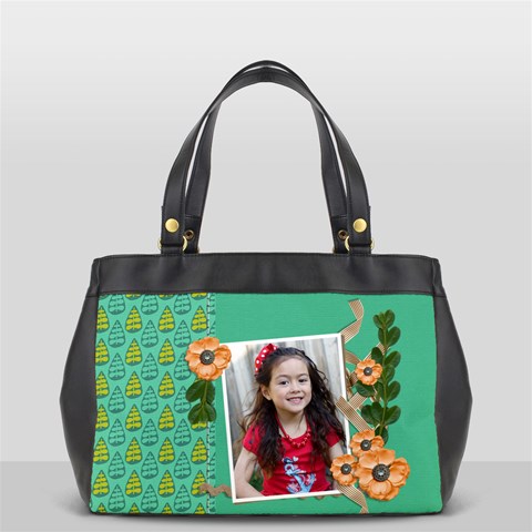 Oversize Office Handbag (two Sides) Back