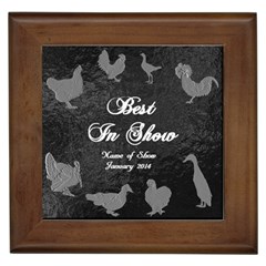 BIS Poultry Tile - Generic Show - Framed Tile