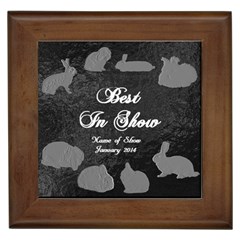 BIS Rabbit Tile - Generic Show - Framed Tile