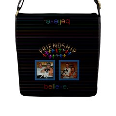 Friendship large flap closure Messenger Bag 2 - Flap Closure Messenger Bag (L) Friendship large flap closure Messenger Bag 2 - Flap Closure Messenger Bag (L)